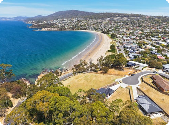Blackmans Bay home with coastal solar panels