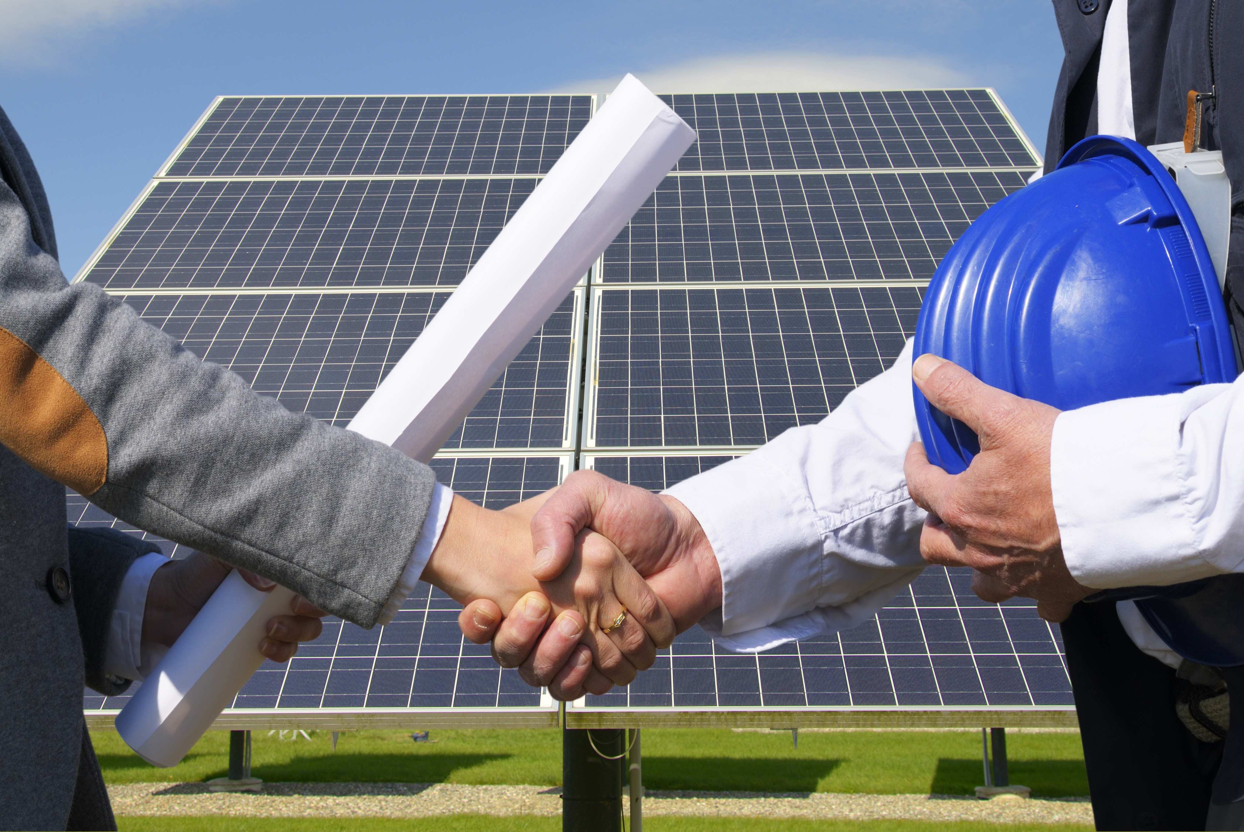 Solar installation handshake
